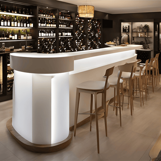 manufacturer of mahogany bar stools - Jansen furniture?