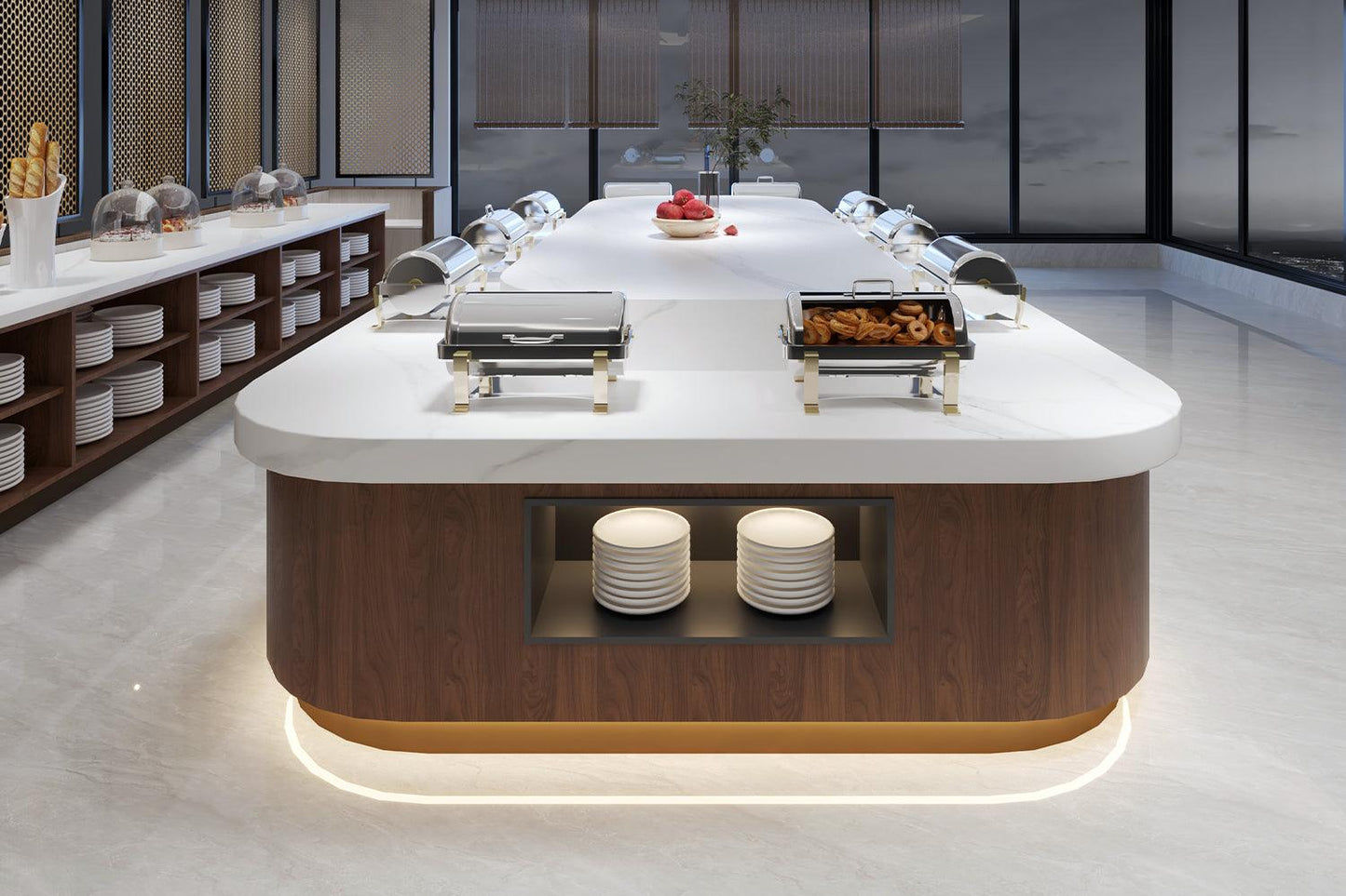 kitchen island white marble color buffer gold and grey solid surface white countertop