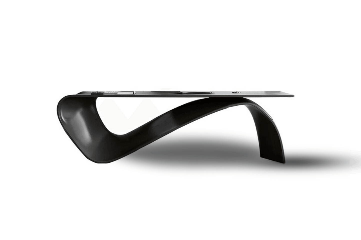 YHS Custom Manager Desk Ideas Shaped Black Office