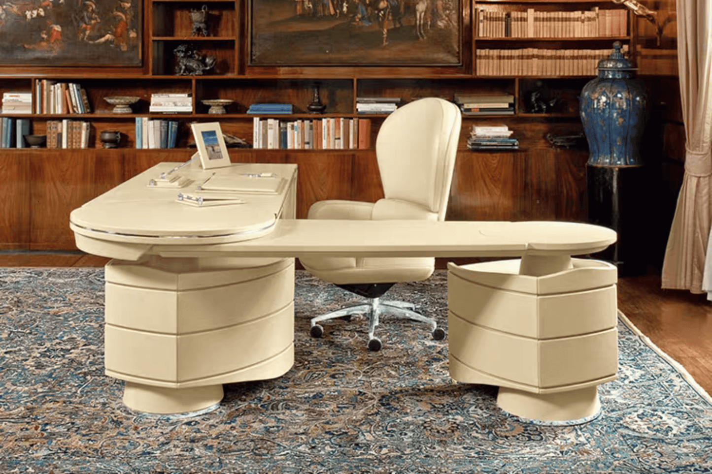 YHS Custom L shape manager desk Luxurious high-grade