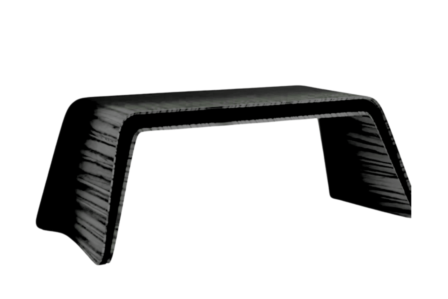 YHS Custom solid surface stone manager desk Simple and light black