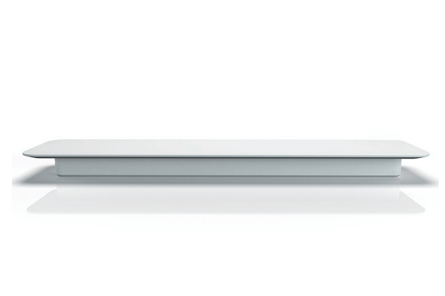 YHS Custom solid surface stone Conference Table White Minimalist Light Modern