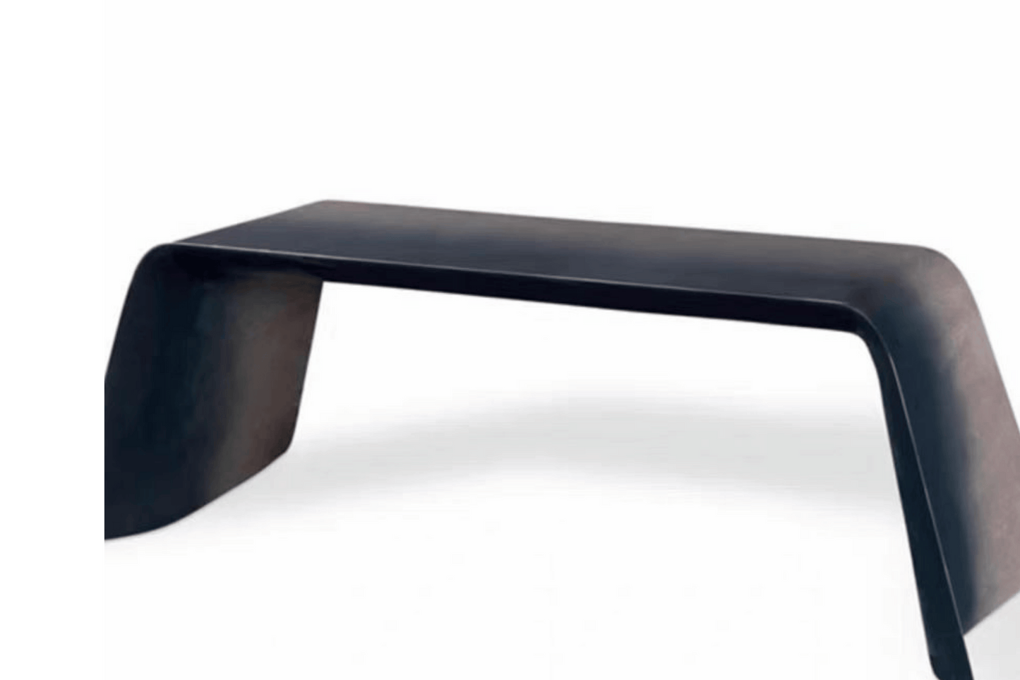YHS Custom solid surface stone manager desk Simple and light black