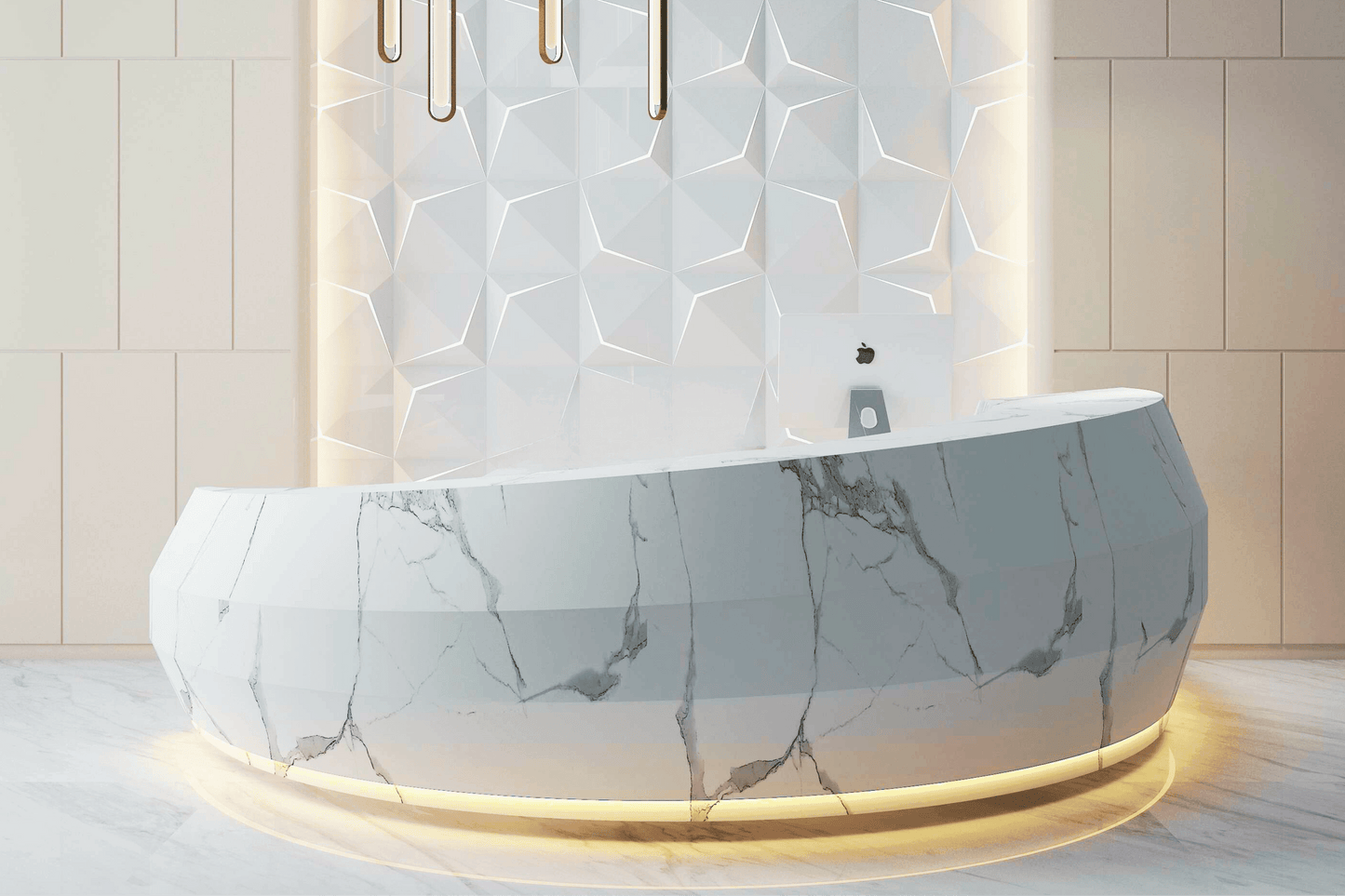 front desk reception desk custom counter height white marble modern reception desk for sale standing reception desk in hotel