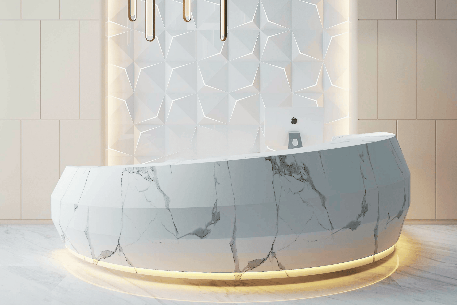 front desk reception desk custom counter height white marble modern reception desk for sale standing reception desk in hotel