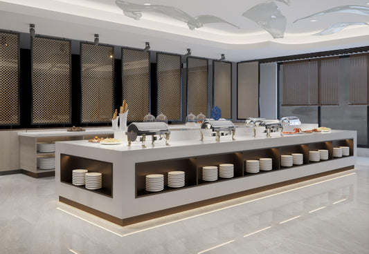 YHS Hotel buffet table self-service dining table Bar furniture